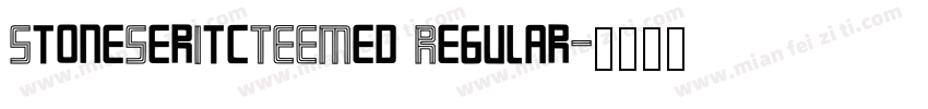 StoneSerItcTEEMed Regular字体转换